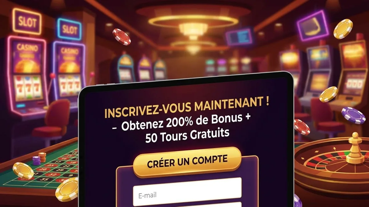 Inscription avec bonus