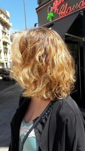 Ombre hair blond